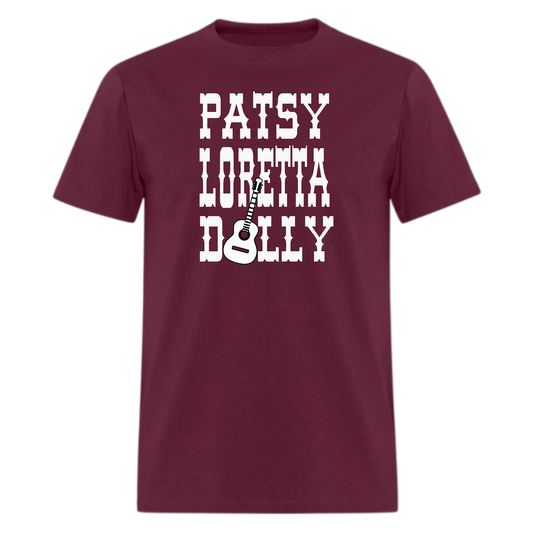 Patsy,Loretta,Dolly,Country Music T Shirt