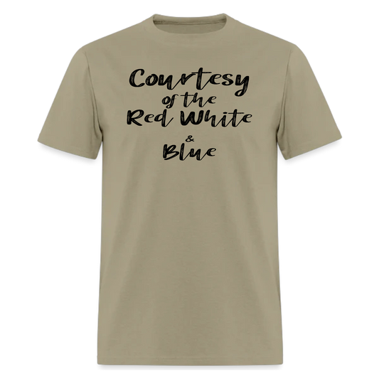 Courtesy of the Red White & Blue Country Music Tshirt - Denoss