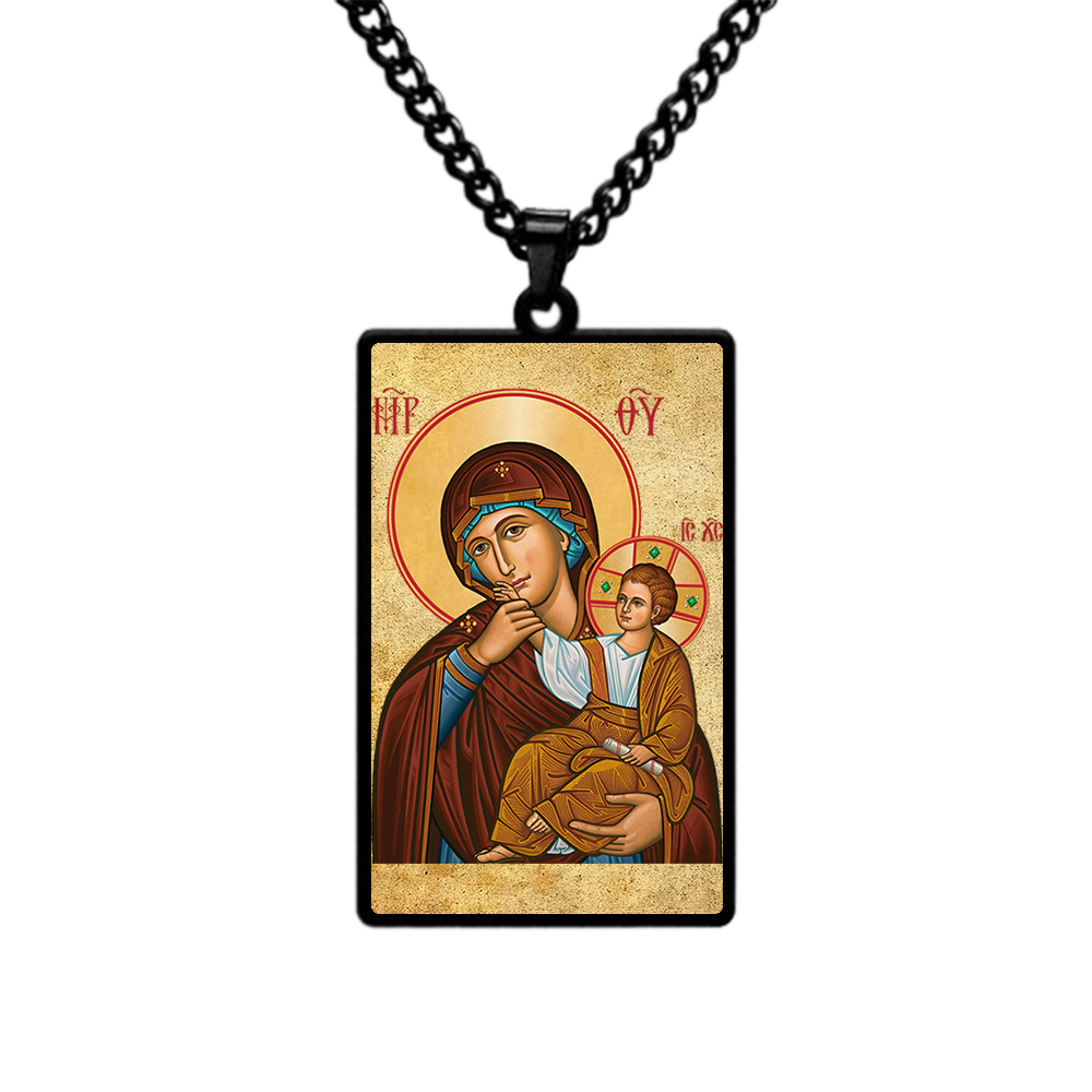 Our Lady of Consolation,Christian necklace,Priest necklace,Christ necklace,Mother Mary necklace,Gift necklace