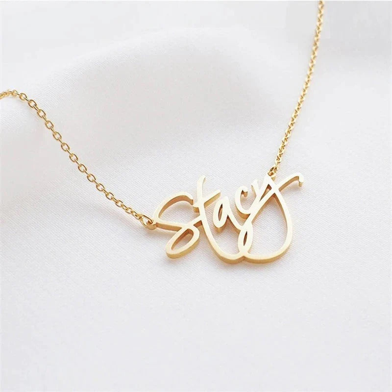 Personalized Name Choker Necklace