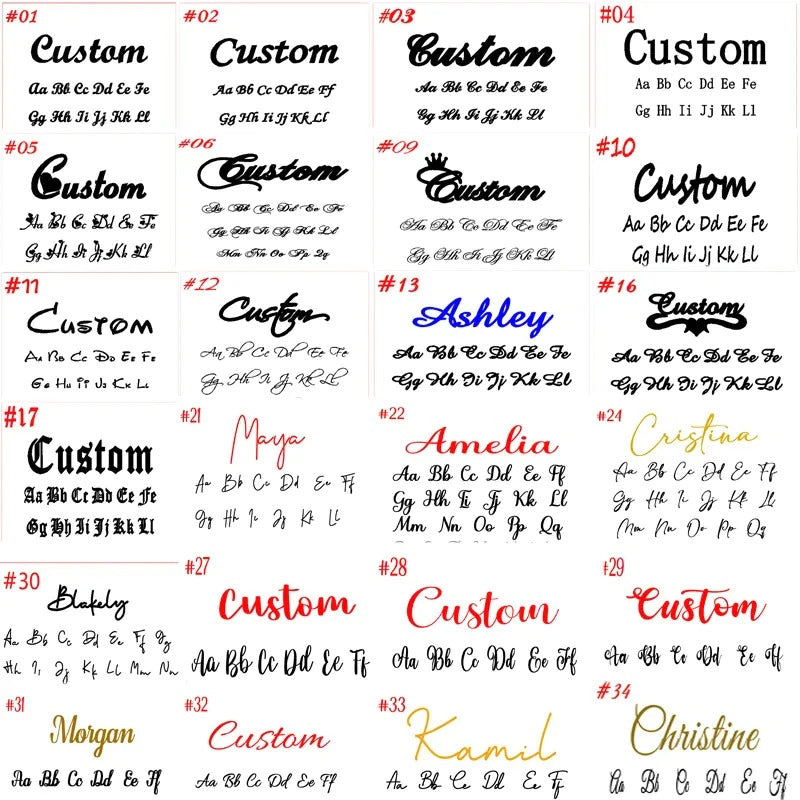 Personalized Choker Name Necklace