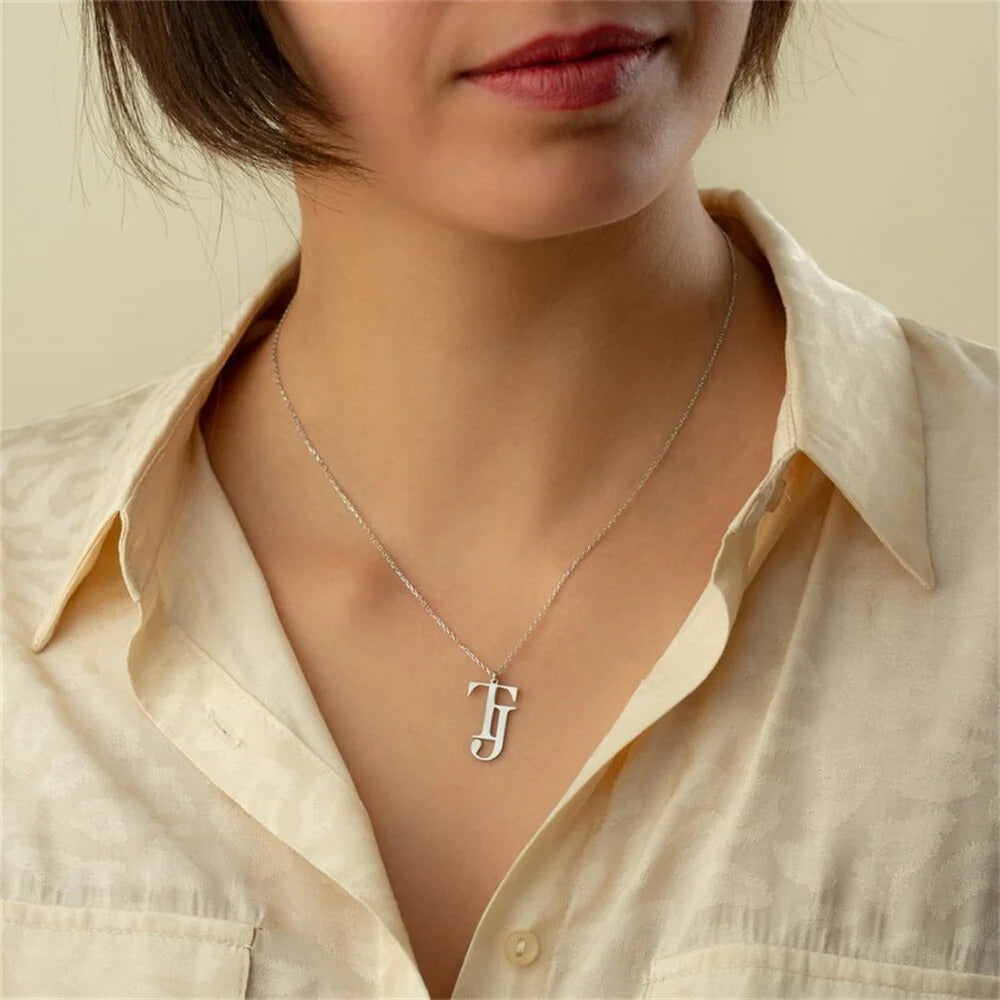 Personalized Two Letter Necklaces For Women