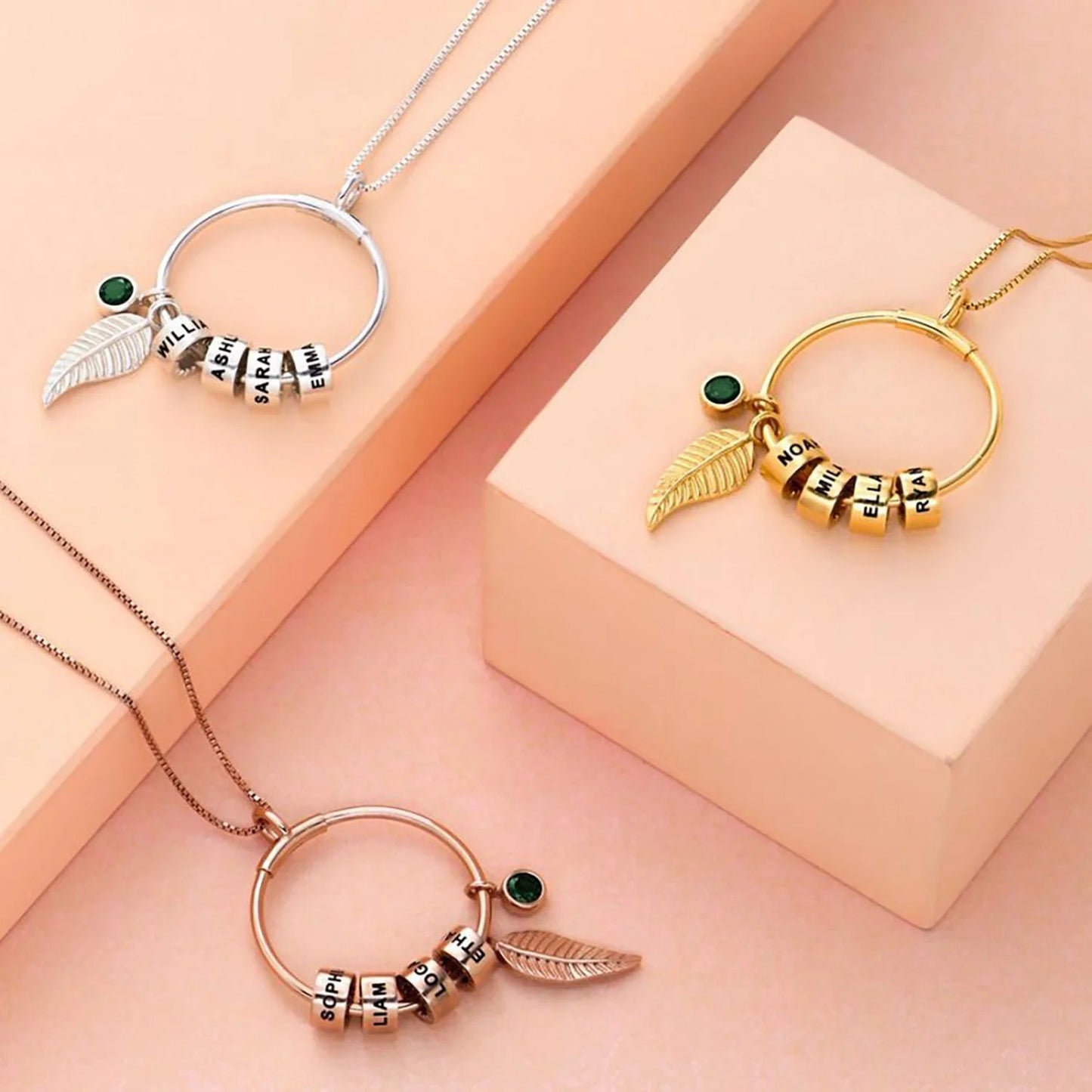 Custom Names Beads Necklace