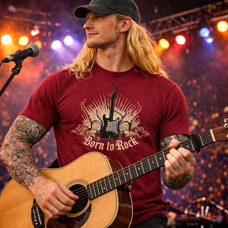 Born to Rock Music T shirt