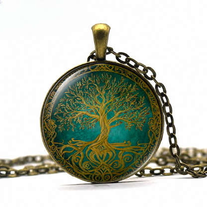 Celtic Tree necklace,Oak tree,symbolic jewelry, pagan jewelry