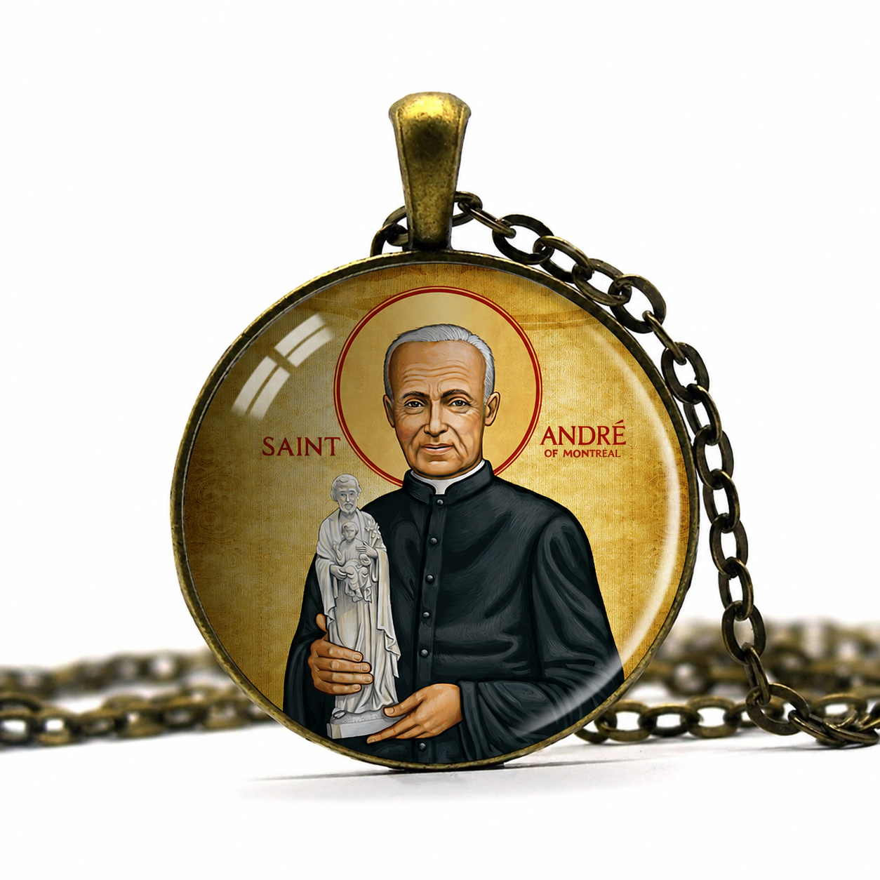 St. Andre of Montreal Necklace,Religious Necklace,Christian Necklace,Religious Jewelry