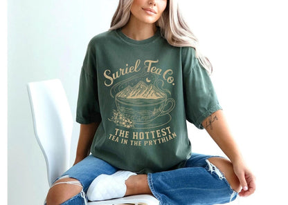 Comfort Colors Suriel Tea Co T-shirt,ACOTAR Suriel Tea Shirt,Velaris Tee,A Court Of Thorns and Roses,SJM Merch,