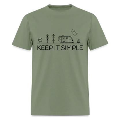 Keep It Simple T shirts,summer holiday gifts , Adventure ,Traveler Camper unisex T shirts