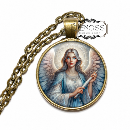 ANGEL AMBRIEL Necklace,Angel of Gemini,Angel of Communication,Angel of Understanding,Angel of Mental Clarity,Guardian Angel