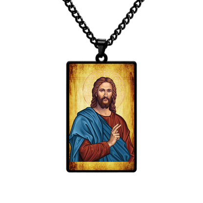 Christ Blessing necklace,Christian necklace,Priest necklace,Christ necklace,Gift necklace