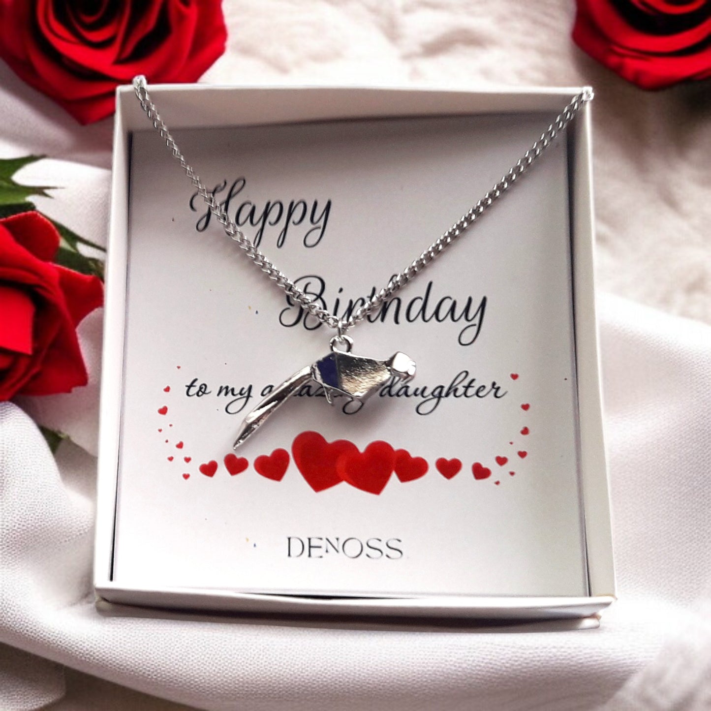 Origami Parrot Silver Necklace