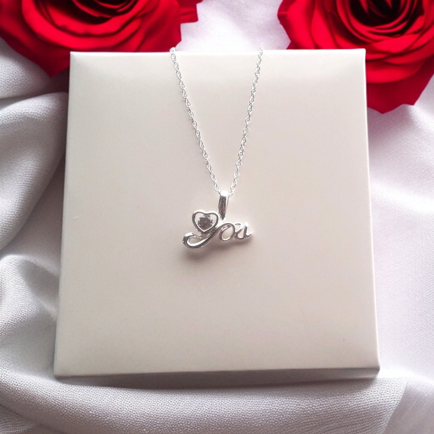 Love You Silver Necklace