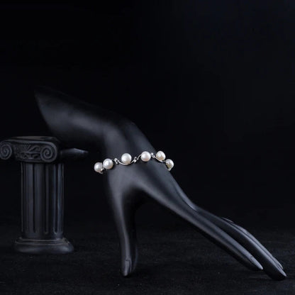 White Gold Pearl Dainy women's Dainy Bracelet