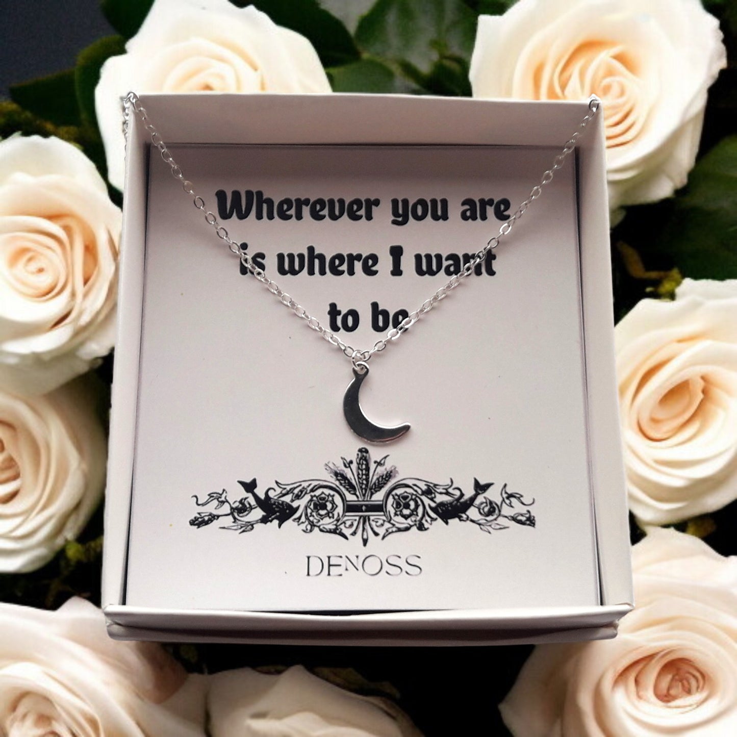 Moon Silver Necklace