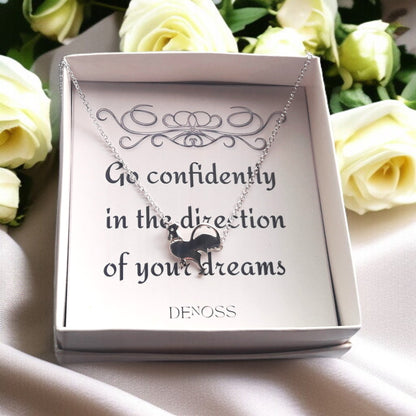 Rooster Gold-Silver Necklace