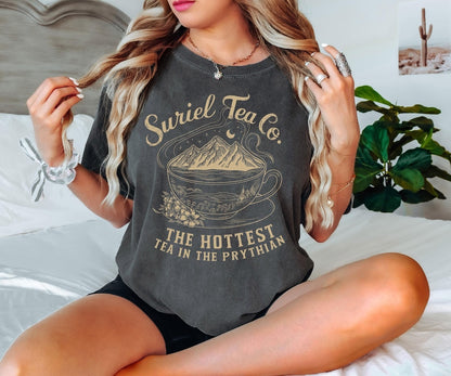 Comfort Colors Suriel Tea Co T-shirt,ACOTAR Suriel Tea Shirt,Velaris Tee,A Court Of Thorns and Roses,SJM Merch,