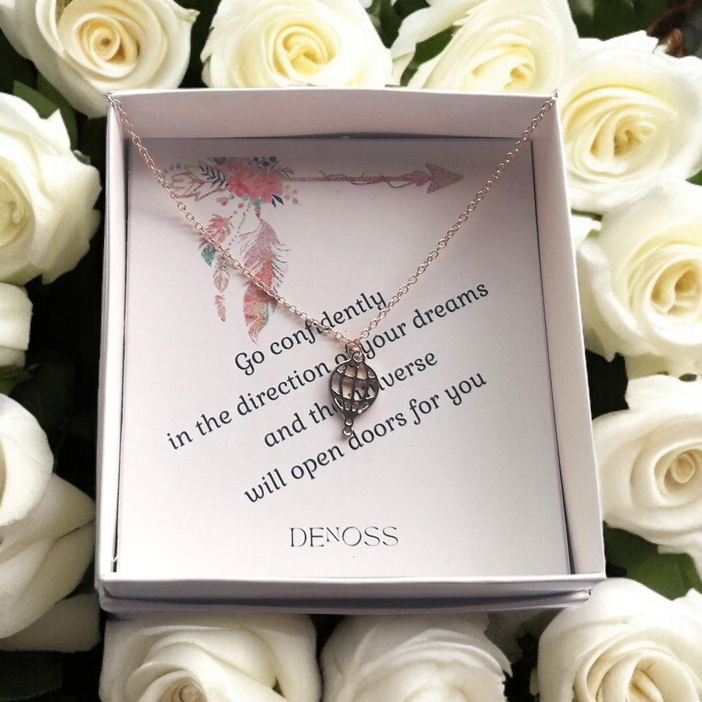 Air Balloon Gold-Silver Necklace