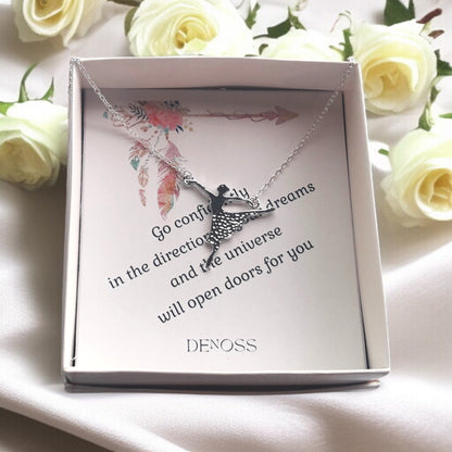Ballerina Silver Necklace