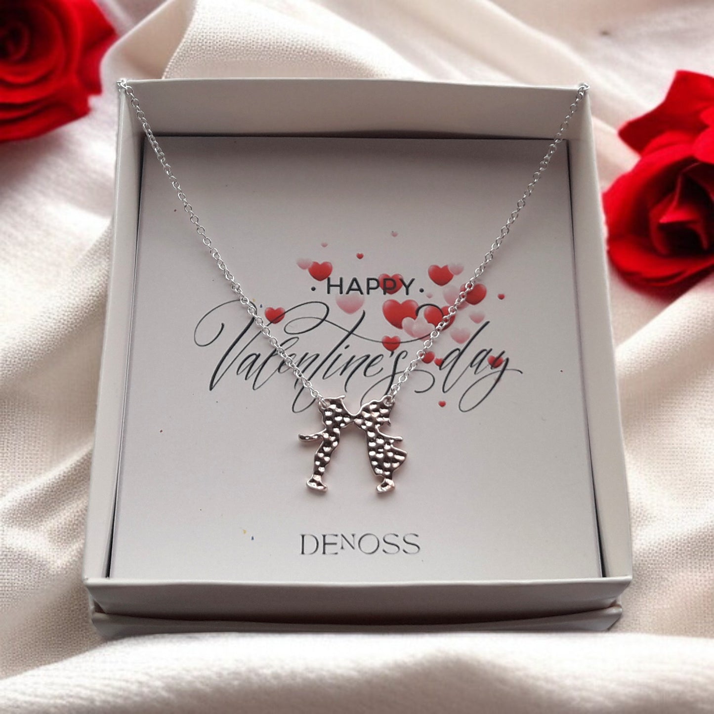 Kissing Kids Gold-Silver Necklace