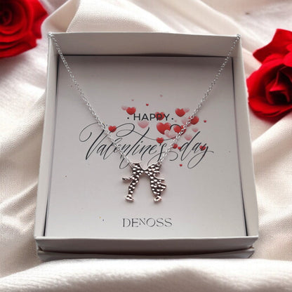 Kissing Kids Gold-Silver Necklace