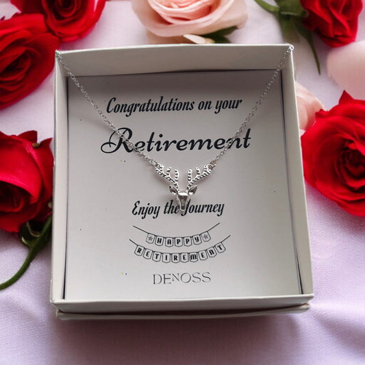 Antler Necklace,Silver