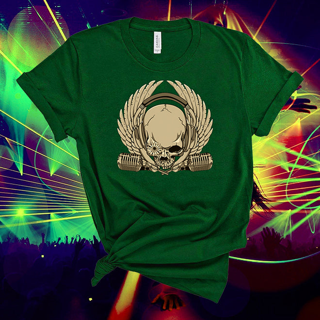 Heavy Metal Music Skull Music T shirt