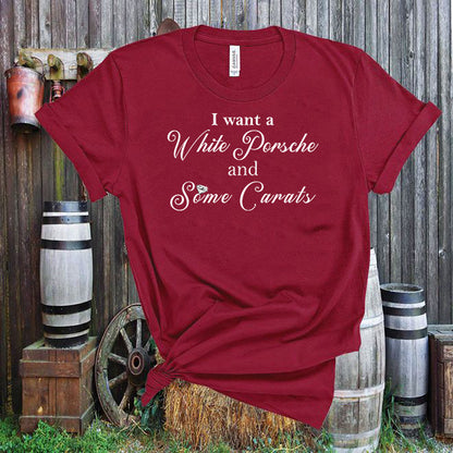Cardi B,White Porsche, Carats,Lyrics Tshirt