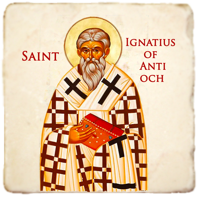 St.Ignatius of Antioch Icon,Men Saints,Marble Icon,Handmade,Prayer gift,Christian Icon