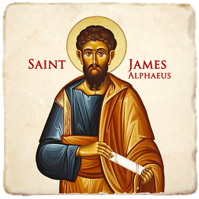 St.James Alphaeus Icon,Men Saints,Marble Icon,Handmade,Prayer gift,Christian Icon