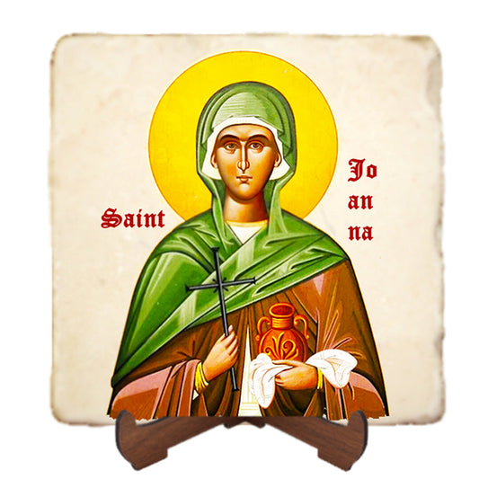 St.Joanna Icon,Women Saint,Marble Icon,Handmade,Prayer gift,Christian Icon