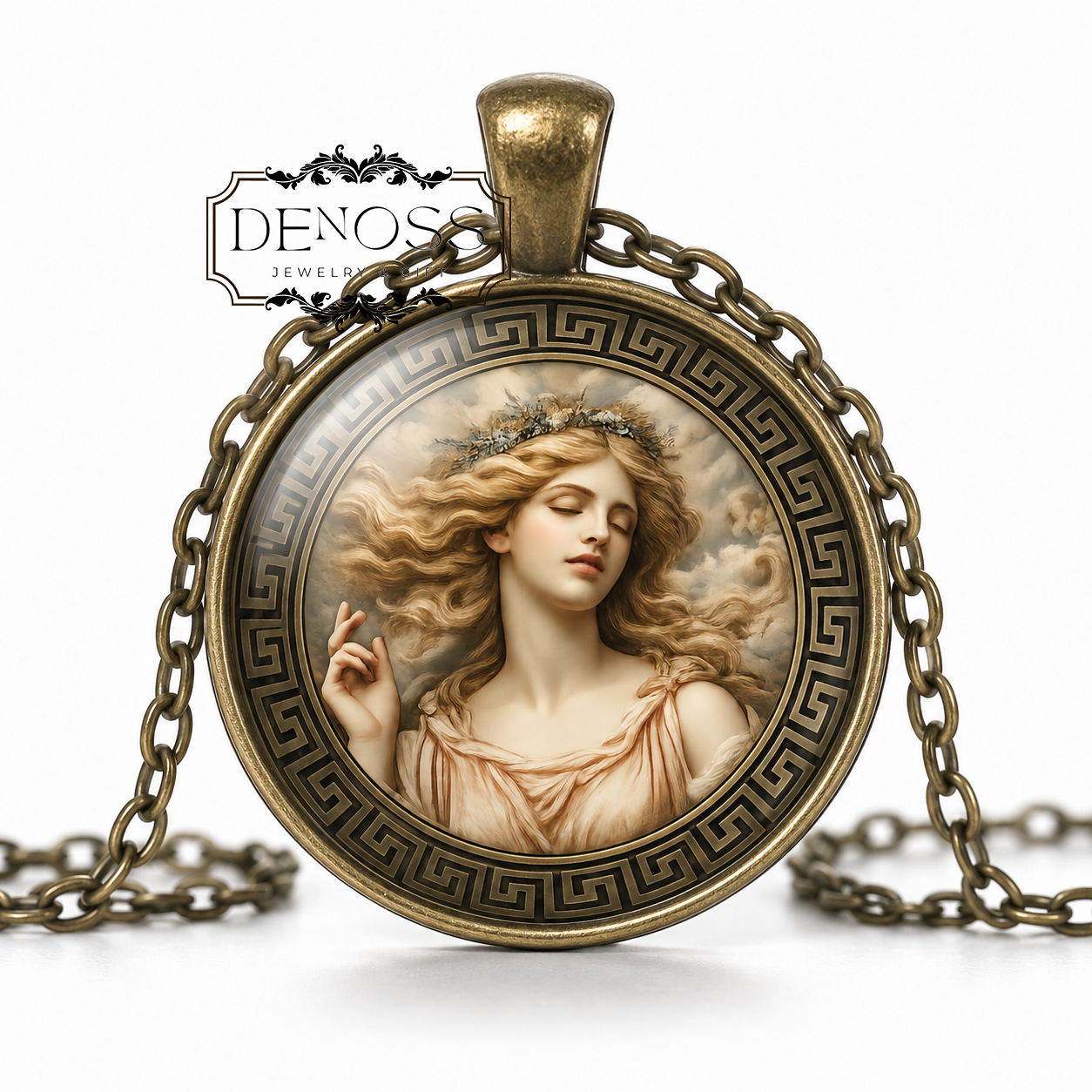 MNEMOSYNE Necklace,Goddess of Memory,Goddess of Remembrance,Titan,Greek