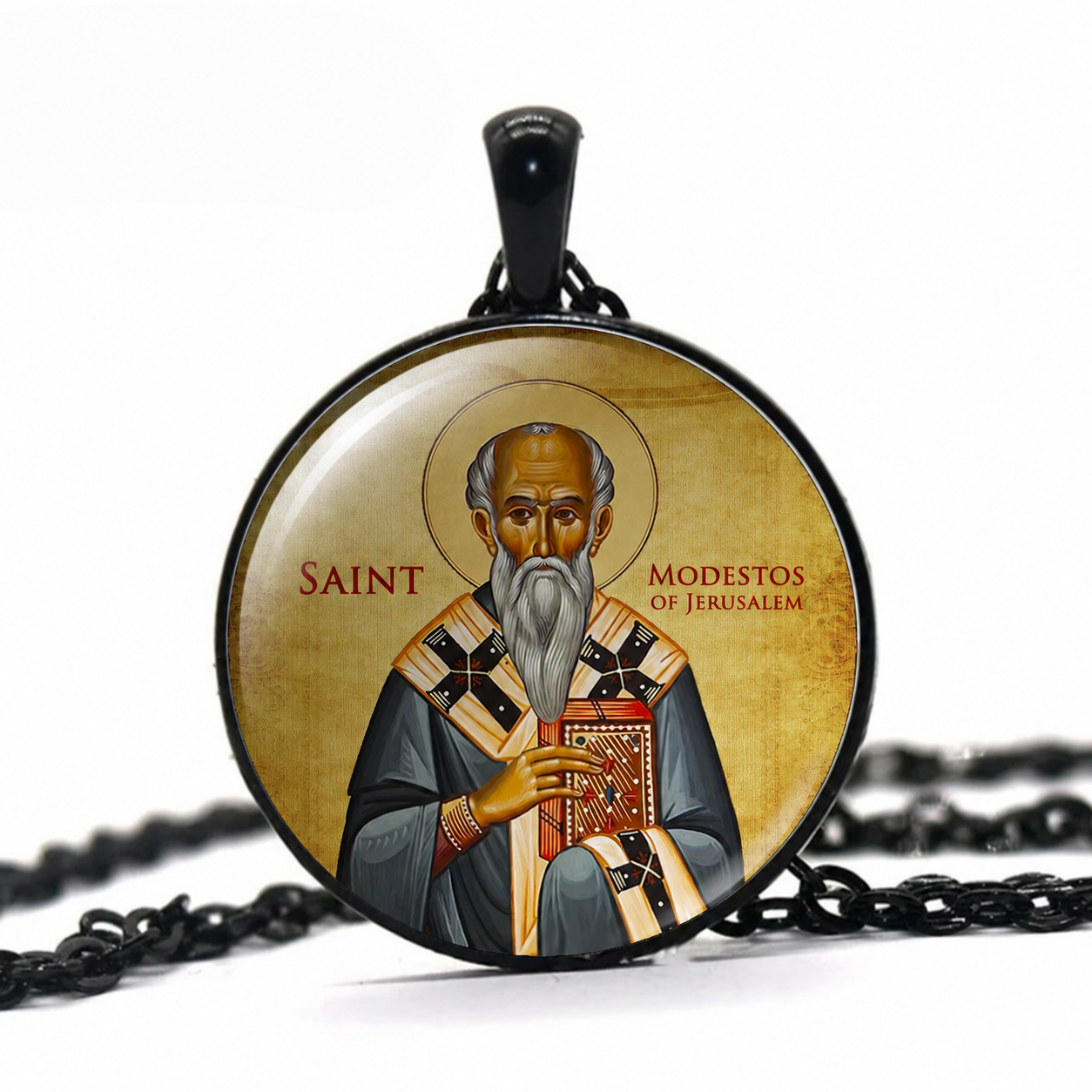 Saint ModeSt.os of Jerusalem Necklace