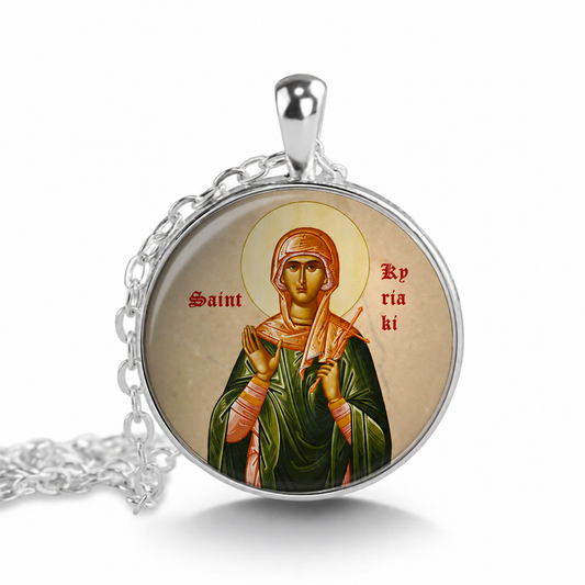 Saint Kyriaki of Nicomedia Orthodox Necklace