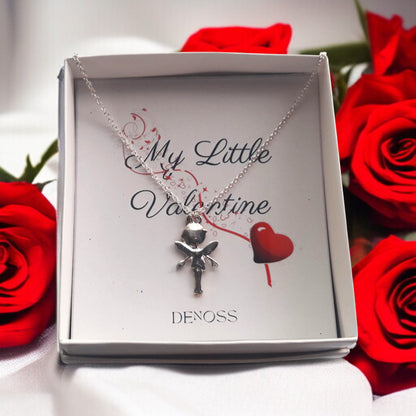 Angle Girl Silver Necklace