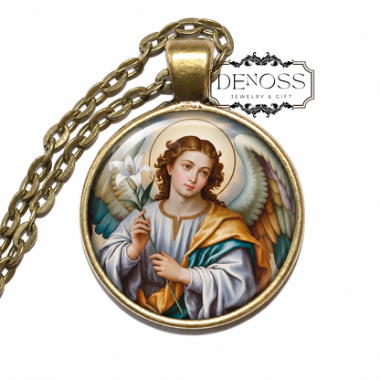 ARCHANGEL GABRIEL Necklace,Messenger for God,Angel of Revelation,Angel of Announcement,Angel of Communication