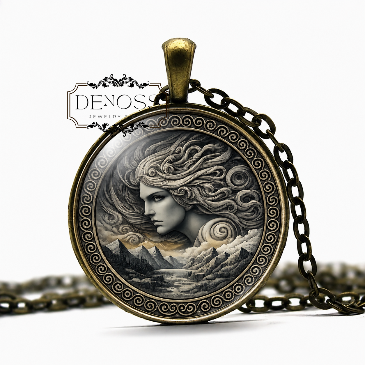 CAILLEACH Necklace,Celtic,Water,Creator & Destroyer,Weather,Wilderness,Controlling the Seasons,Wisdom,Life and Death
