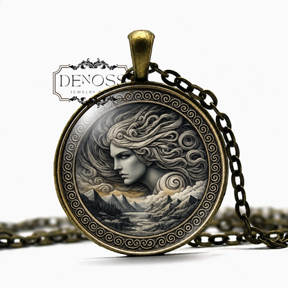CAILLEACH Necklace,Celtic,Water,Creator & Destroyer,Weather,Wilderness,Controlling the Seasons,Wisdom,Life and Death