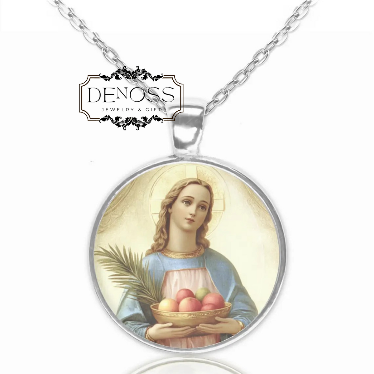Saint Dorothy Religious Necklace