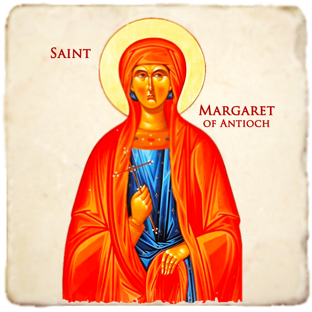 St.Saint Margaret the Virgin Icon,Women Saint,Marble Icon,Handmade,Prayer gift,Christian Icon