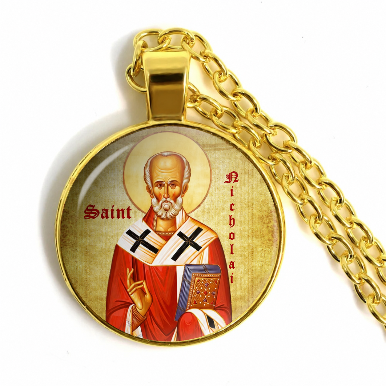 St. Nicholai,Saint Nicholas of Myra Necklace