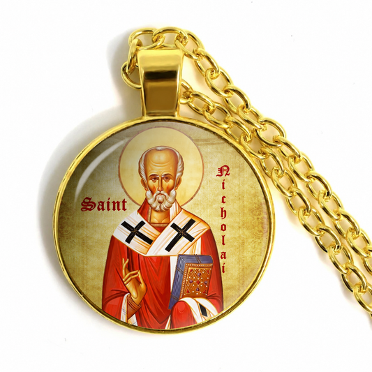 St. Nicholai,Saint Nicholas of Myra Necklace