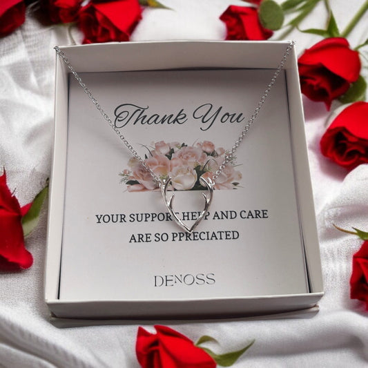 Horn Silver Necklace