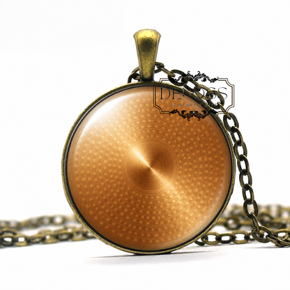 Drum Cymbals Pendant Necklace,Artist Instrument