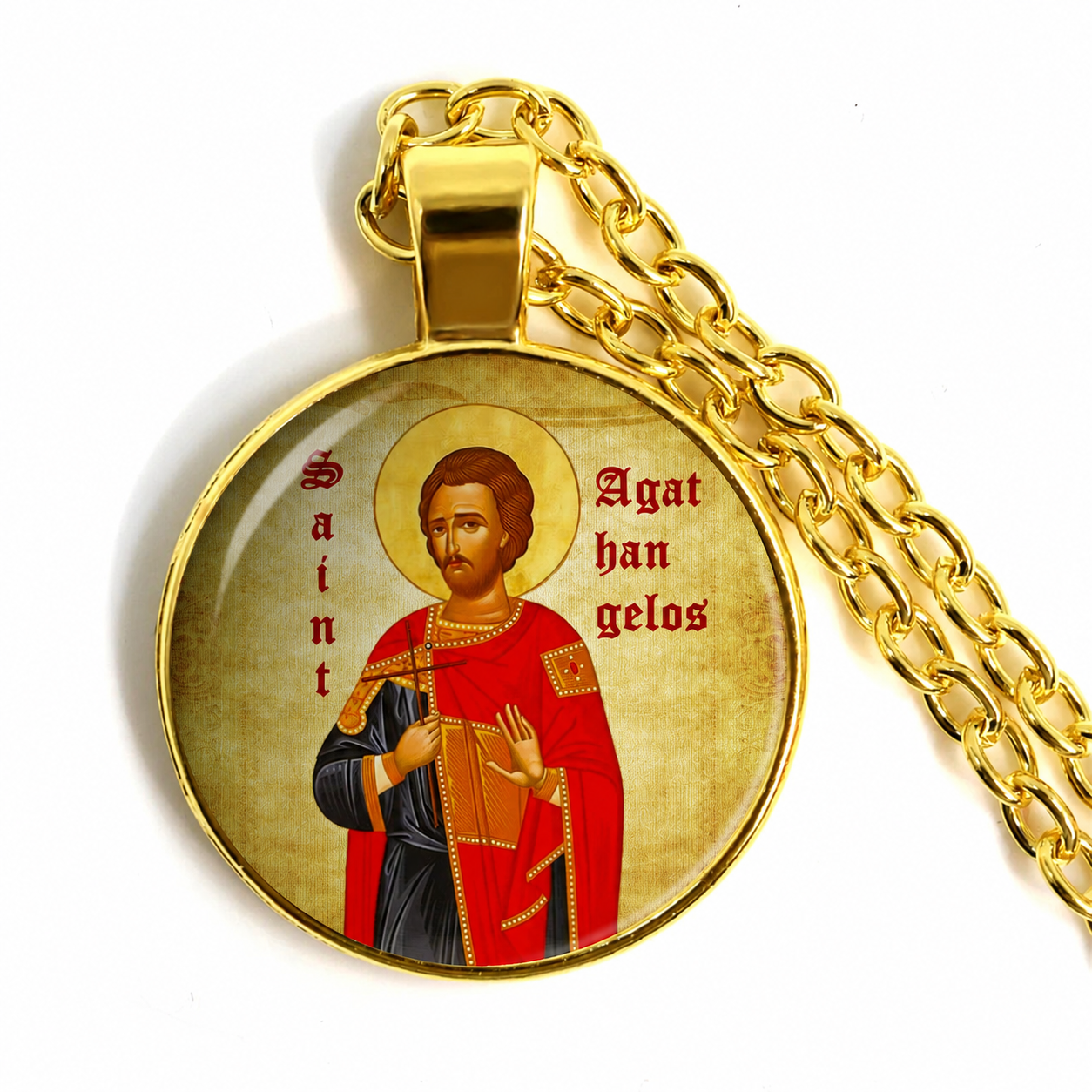 Saint Agathangelos of Florina Necklace