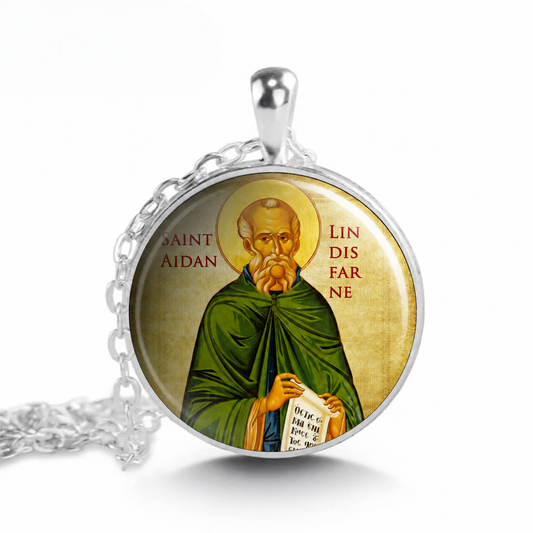 Saint Aidan of Lindisfarne Necklace