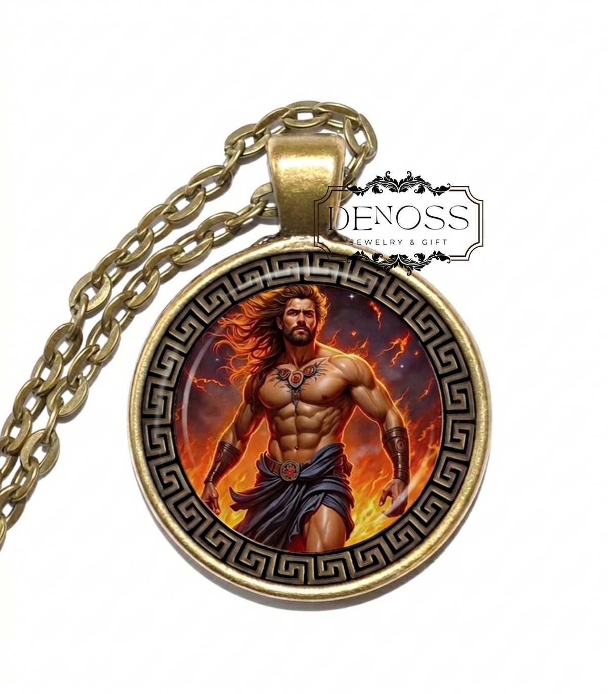 PERSES Necklace,Titan of Destruction or Titan of Ruin,Primal Force,Father of Hecate,Dark God,Greek Mythology