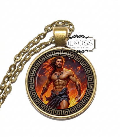 PERSES Necklace,Titan of Destruction or Titan of Ruin,Primal Force,Father of Hecate,Dark God,Greek Mythology