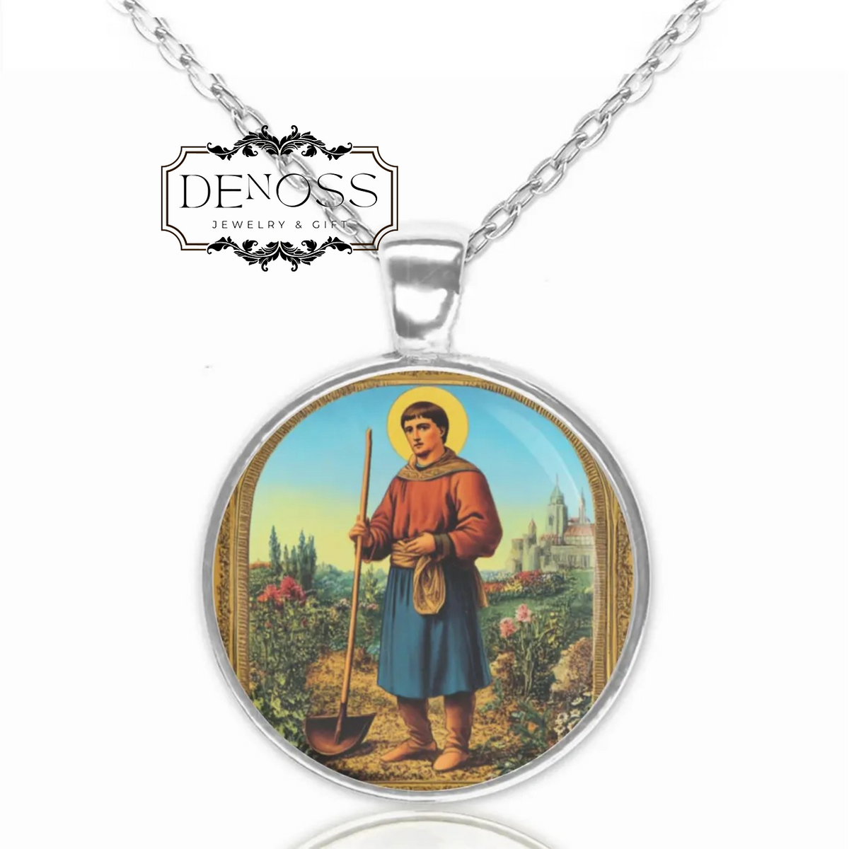 Saint Fiacre (Fiachra) Necklace