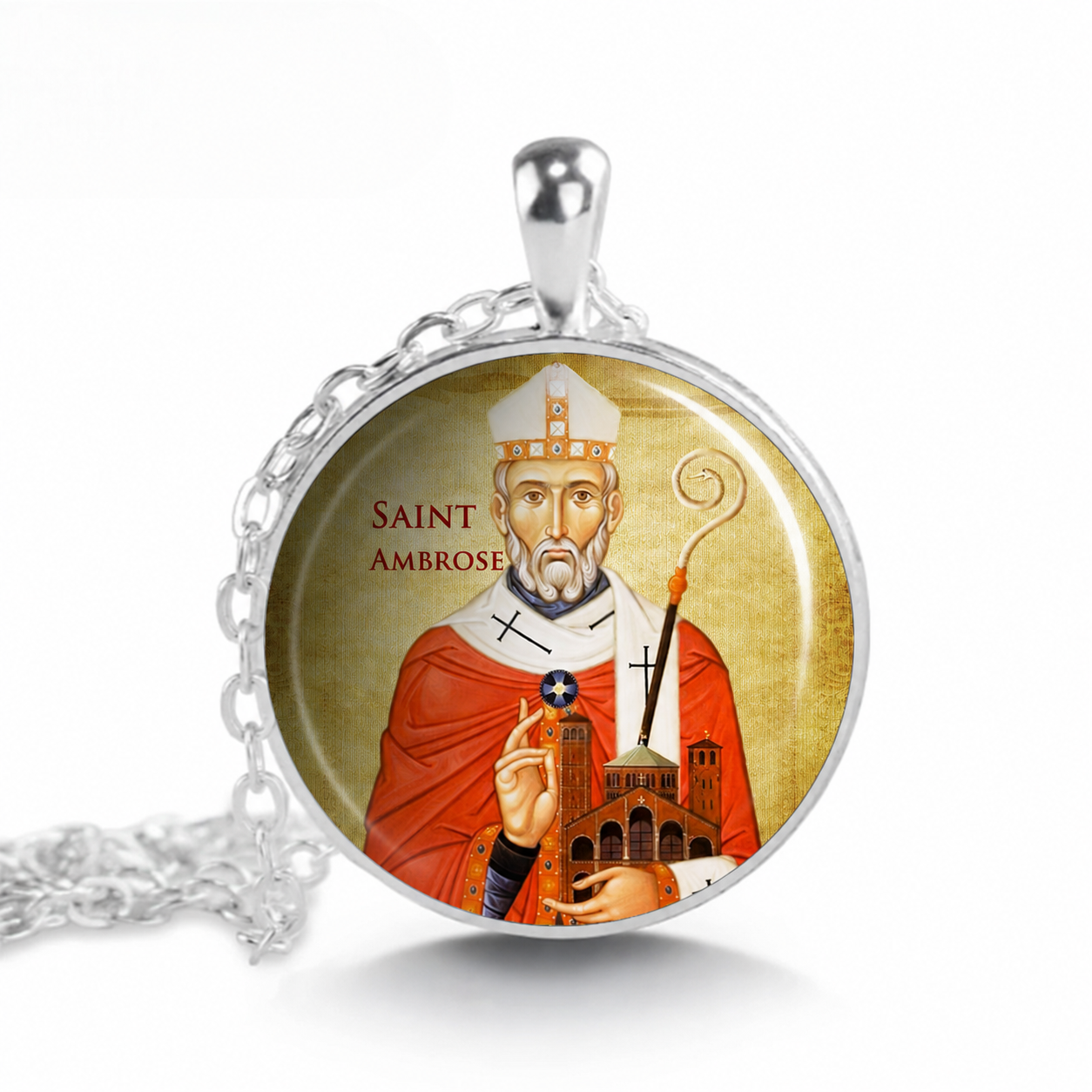 Saint Ambrose of Milan Necklace