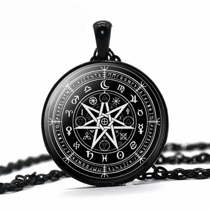 Wiccan Rune Protection Pendant Necklace,Talisman Necklace
